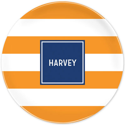 Boatman Geller - Create-Your-Own Melamine Plates (Awning Stripe) Boatman Geller - Create-Your-Own Melamine Plates (Awning Stripe)