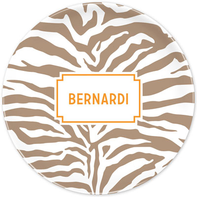 Boatman Geller - Create-Your-Own Melamine Plates (Zebra) Boatman Geller - Create-Your-Own Melamine Plates (Zebra)