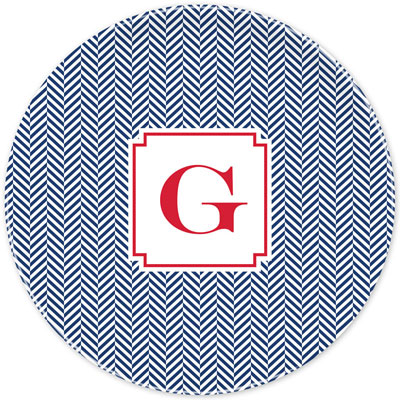 Boatman Geller - Create-Your-Own Melamine Plates (Herringbone) Boatman Geller - Create-Your-Own Melamine Plates (Herringbone)
