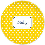 Boatman Geller - Create-Your-Own Melamine Plates (Polka Dot)