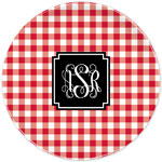 Boatman Geller - Create-Your-Own Melamine Plates (Classic Check)