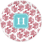 Boatman Geller - Create-Your-Own Melamine Plates (Coral)
