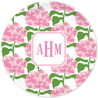 Boatman Geller - Personalized Melamine Plates (Sconset Pink )