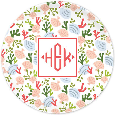 Boatman Geller - Personalized Melamine Plates (Beachcomber)