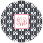 Boatman Geller - Personalized Melamine Plates (Arden Charcoal)