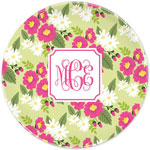 Boatman Geller - Personalized Melamine Plates (Lillian Floral Bright)