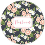 Boatman Geller - Personalized Melamine Plates (Lillian Floral)