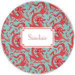 Boatman Geller - Personalized Melamine Plates (Imperial Coral)