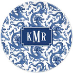 Boatman Geller - Personalized Melamine Plates (Imperial Blue)