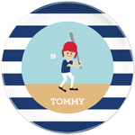 Boatman Geller - Personalized Melamine Plates (Baseball Player)