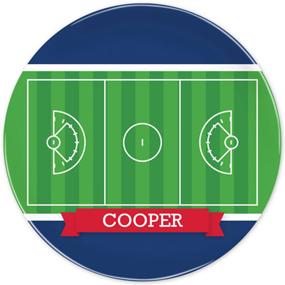 Boatman Geller - Personalized Melamine Plates (Lacrosse Field) Boatman Geller - Personalized Melamine Plates (Lacrosse Field)