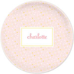 Boatman Geller - Personalized Melamine Plates (Twinkle Star Pink)