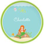 Boatman Geller - Personalized Melamine Plates (Mermaid)