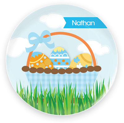 Spark & Spark Plates - A Cute Blue Easter Basket Spark & Spark Plates - A Cute Blue Easter Basket