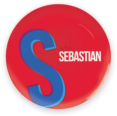 Spark & Spark Plates - Double Initial (Red)