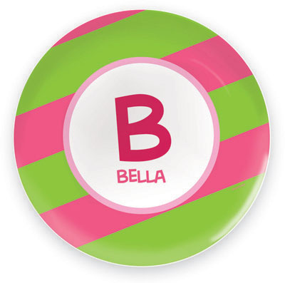 Spark & Spark Plates - Fun Initials (Pink)