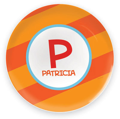 Spark & Spark Plates - Fun Initials (Orange)