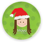 Spark & Spark Plates - Santa's Hat (Girl)