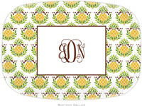 Boatman Geller - Personalized Melamine Platters (Pineapple Repeat)