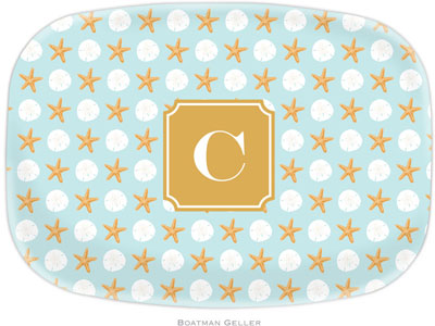 Boatman Geller - Personalized Melamine Platters (Seashore Preset)