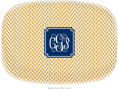 Boatman Geller - Personalized Melamine Platters (Stella Gold Preset) Boatman Geller - Personalized Melamine Platters (Stella Gold Preset)