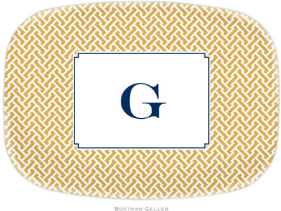 Boatman Geller - Personalized Melamine Platters (Stella Gold) Boatman Geller - Personalized Melamine Platters (Stella Gold)