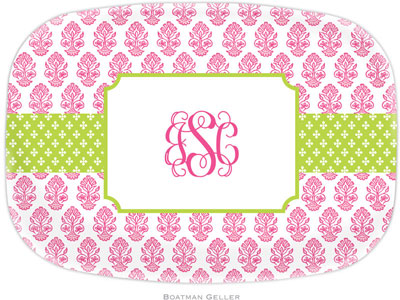 Boatman Geller - Personalized Melamine Platters (Beti Pink)