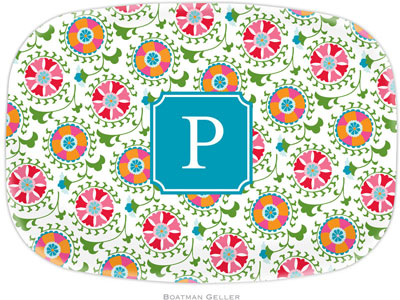 Boatman Geller - Personalized Melamine Platters (Suzani Preset)