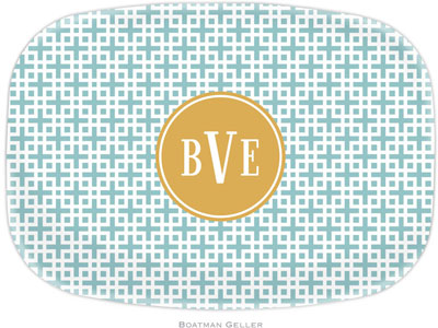 Boatman Geller - Personalized Melamine Platters (Lattice Slate Preset) Boatman Geller - Personalized Melamine Platters (Lattice Slate Preset)