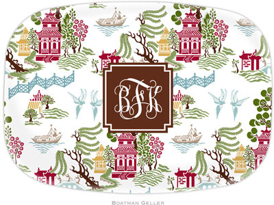 Boatman Geller - Personalized Melamine Platters (Chinoiserie Autumn Preset) Boatman Geller - Personalized Melamine Platters (Chinoiserie Autumn Preset)