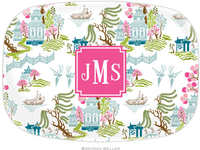 Boatman Geller - Personalized Melamine Platters (Chinoiserie Spring Preset) Boatman Geller - Personalized Melamine Platters (Chinoiserie Spring Preset)