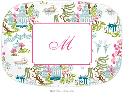 Boatman Geller - Personalized Melamine Platters (Chinoiserie Spring) Boatman Geller - Personalized Melamine Platters (Chinoiserie Spring)