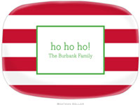 Boatman Geller - Personalized Melamine Platters (Awning Stripe Red)