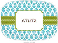 Boatman Geller - Personalized Melamine Platters (Beti Teal)