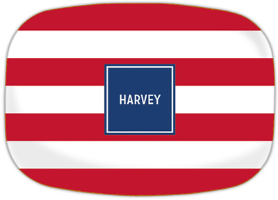 Boatman Geller - Create-Your-Own Platters (Patriotic Awning Stripe) Boatman Geller - Create-Your-Own Platters (Patriotic Awning Stripe)