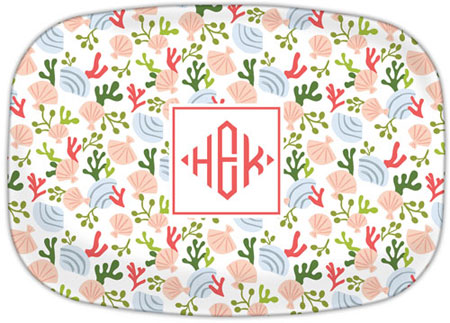 Boatman Geller - Personalized Melamine Platters (Beachcomber) Boatman Geller - Personalized Melamine Platters (Beachcomber)