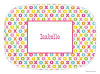 Boatman Geller - Personalized Melamine Platters (Hugs and Kisses)