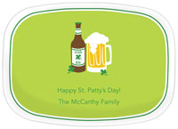 Boatman Geller - Personalized Melamine Platters (Irish Ale - St. Patrick's Day)