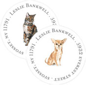 Customized Pet Address Labels by Stacy Claire Boyd