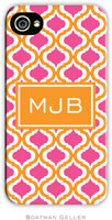 Boatman Geller Hard Phone Cases - Kate Raspberry & Tangerine (BACKORDERED)