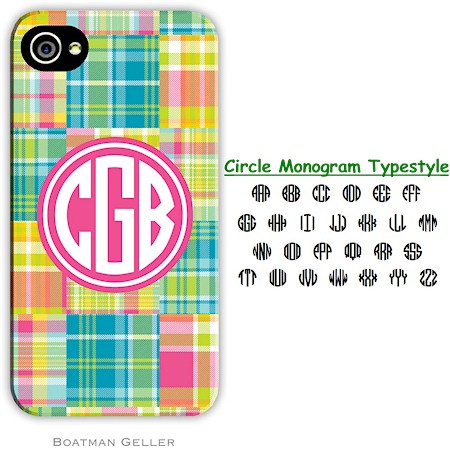 Boatman Geller Hard Phone Cases - Madras Patch Bright (BACKORDERED)