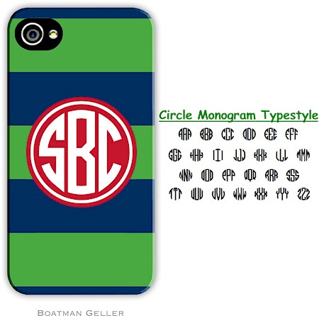 Boatman Geller Hard Phone Cases - Rugby Navy & Kelly Boatman Geller Hard Phone Cases - Rugby Navy & Kelly