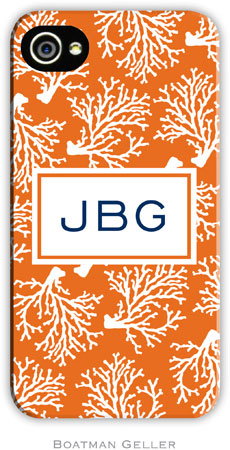 Boatman Geller Hard Phone Cases - Coral Repeat (BACKORDERED)