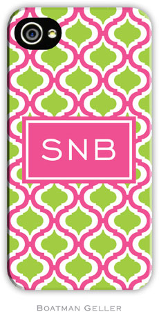 Boatman Geller Hard Phone Cases - Kate Raspberry & Lime (BACKORDERED)