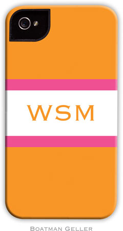 Boatman Geller Hard Phone Cases - Stripe Tangerine & Raspberry Boatman Geller Hard Phone Cases - Stripe Tangerine & Raspberry