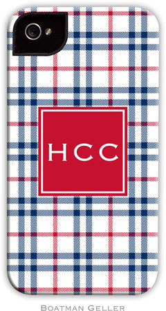 Boatman Geller Hard Phone Cases - Miller Check Navy & Red (Preset) Boatman Geller Hard Phone Cases - Miller Check Navy & Red (Preset)