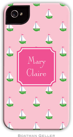 Boatman Geller Hard Phone Cases - Little Sailboat Pink (Preset) (BACKORDERED)