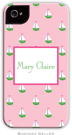 Boatman Geller Hard Phone Cases - Little Sailboat Pink Boatman Geller Hard Phone Cases - Little Sailboat Pink