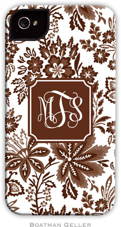 Boatman Geller Hard Phone Cases - Classic Floral Brown (Preset) Boatman Geller Hard Phone Cases - Classic Floral Brown (Preset)