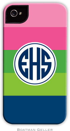 Boatman Geller Hard Phone Cases - Bold Stripe Pink Green & Navy (Preset) (BACKORDERED) Boatman Geller Hard Phone Cases - Bold Stripe Pink Green & Navy (Preset) (BACKORDERED)